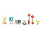 Herní sada Sonic diorama  + figurky Sonica a Tailse  6 cm3