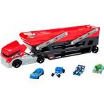 Hot Wheels Mega Hauler Truck with 4 Cars 2