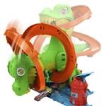 Hot Wheels city t-rex útočí na hasičskou stanici3