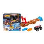 HOT WHEELS MONSTER TRUCKS KASKADOWA WYRZUTNIA ZESTAW JML04 1