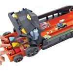 HOT WHEELS TRANSPORTER BATMAN AUTOPŘEPRAVNÍK ZÁVODNÍ DRÁHA RAKETOMET AUTÍČKA HXN214