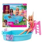 Zestaw do zabawy Barbie - Blond Barbie i basen1