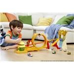 Hot Wheels Rychlík herní set dráha s autíčkem a 2 vlaky plast5