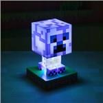 Icon Light Minecraft - Creeper modrý1