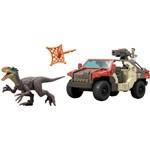 Super samochód Jurassic World z kierowcą i dinozaurem  1
