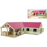 Kids Globe 610210 Drewniana stajnia dla koni w skali 1:241