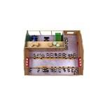 Detský glóbus Farming drevený kravín so skladom a pastvinou 1:321