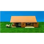 Kids Globe Farming stáj pro koně s dílnou dřevěná 51x405x275cm 1:244