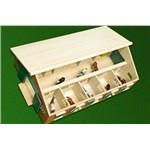 Kids Globe Farming stáje pro koně dřevěné 62x43x22cm 1:32 v krabičce 6105443