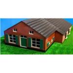 Kids Globe Statek dřevěný s hospodářským stavením 1:324