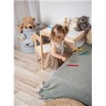 Kinder Hop Koš na hračky Triangles Light Grey světle šedý3