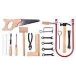 Narzędzia metalowe w drewnianej skrzynce - duże2