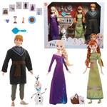  Ice Kingdom Frozen Zestaw lalek Anna Elsa i Kristoff + Olaf + akcesoria HLW59 2
