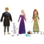  Ice Kingdom Frozen Zestaw lalek Anna Elsa i Kristoff + Olaf + akcesoria HLW59 3