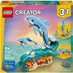 LEGO® 31385 Creator 3 w 1 Zwierzęta morskie: piękne delfiny4