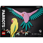 LEGO® Art 31211 Kolekce zvířat – Papoušci ara1