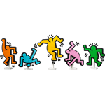 LEGO® ART 31216 Keith Haring - Tancujúce postavy1