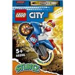 LEGO City 60298 Kaskadérská motorka s raketovým pohonem1