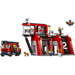 LEGO City 60414 Hasičská stanice s hasičským vozem1