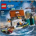 LEGO® City 60417 Policejní rychlý motorový člun a úkryt zločinců2