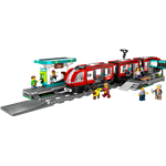 LEGO® City 60423 Tramvaj a zastávka v centru města1