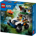 LEGO® City 60424 Quadkopter do eksploracji dżungli - misja Panda czerwony2