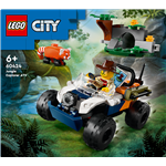 LEGO® City 60424 Quadkopter do eksploracji dżungli - misja Panda czerwony4