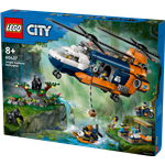 LEGO® City 60437 Helikopter do eksploracji dżungli w obozie bazowym3