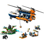 LEGO® City 60437 Helikoptéra na průzkum džungle v základním táboře1