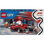 LEGO® City 60443 Zastávka v boxech F1® a personál s vozem Ferrari1