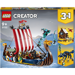LEGO Creator 31132 Vikingská loď a mořský had2