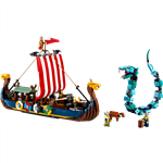 LEGO Creator 31132 Vikingská loď a mořský had1