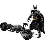 LEGO® DC Batman™ 76273 Sestavitelná figurka: Batman™ a motorka Bat-Pod1