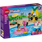 LEGO® Friends 42658 Zábava u bazénu s jednorožcem a plameňákem3