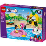 LEGO® Friends 42658 Zábava u bazénu s jednorožcem a plameňákem4