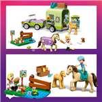Lego Friends 42695 Přívěs s koněm a hříbětem5