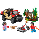 LEGO® Jurassic World 76972 Únik před raptorem v terénním autě2