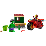 LEGO® Marvel 76287 Iron Man s motorkou a Hulk1