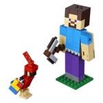Lego Minecraft 21148 velká figurka: Steve s papouškem2