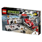 LEGO Speed Champions 75876 Porsche 919 Hybrid a 917K ulička v boxe2