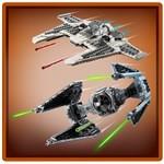 LEGO Star Wars 75348 Mandalorianská stíhačka třídy Fang proti TIE Interceptoru2