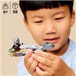Lego Star Wars 75436 Mandalorian a Grogu a spídrová motorka3
