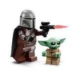 Lego Star Wars 75436 Mandalorian a Grogu a spídrová motorka6