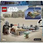 Lego Star Wars 75436 Mandalorian a Grogu a spídrová motorka10