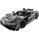 LEGO Technic 42173 Šedé hyperauto Koenigsegg Jesko Absolut1