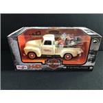 Maisto - Harley-Davidson Custom 1950 Chevrolet 3100 Pickup + 2001 FLSTS Heritage Springer 1:244