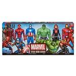 Marvel Sada 6 Figurek 30 cm Černá vdova Iron Man Star Lord Amerika Hulk Spiderman od Hasbro1