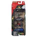 Matchbox Jurský svět 4ks angličák a dinosaurus asst1