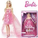 Mattel - Barbie Blonde in Pink Satin and Tulle Dress2