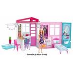 Barbie Prázdninový dům s nábytkem a panenkou1